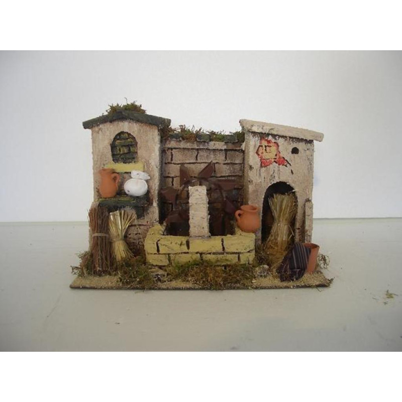 NORIA CORCHO DECORADO PEQ. MOD 14P ^