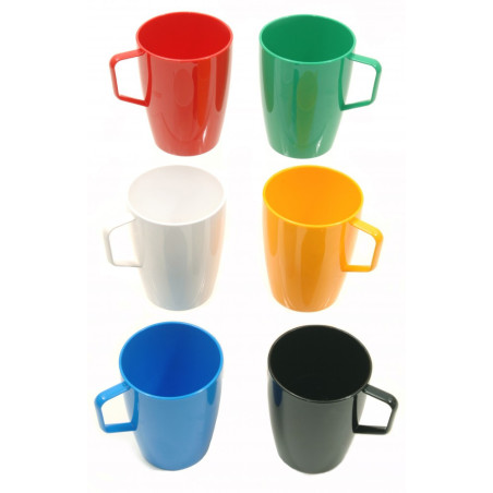 VASO CON ASA 28 CL. COLORES IMPARA