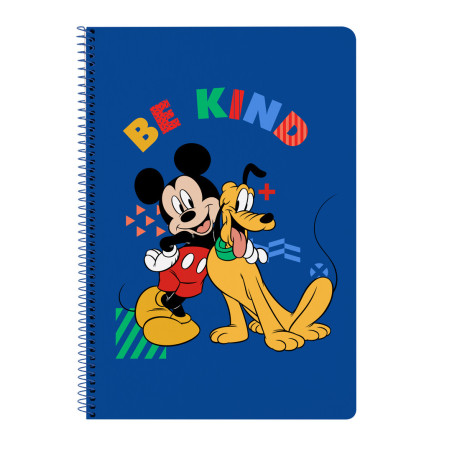 LIBRETA FOLIO 80 H. TAPAS DURAS MICKEY MOUSE "TODAY" SAFTA26 512614066 31X21,5 UNIDAD