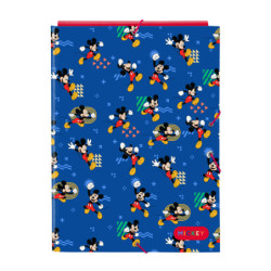 CARPETA FOLIO 3 SOLAPAS MICKEY MOUSE "TODAY" SAFTA26 512614068 33,5X26 UNIDAD