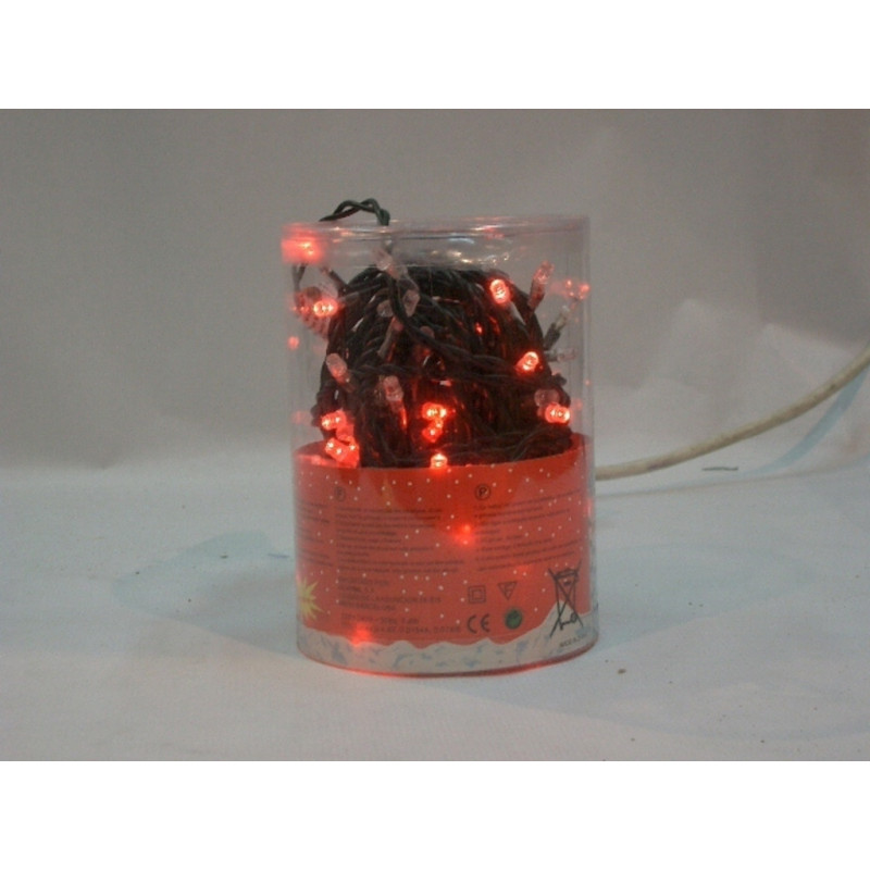 LUCES LED 100U PROG MULTI ROJO 22518 ^