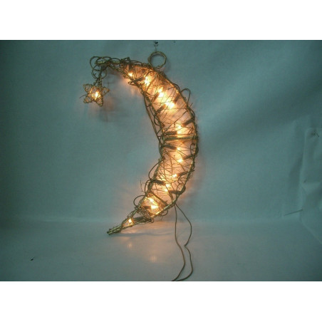 LUNA MIMBRE ORO 20 LUCES 22792 ^