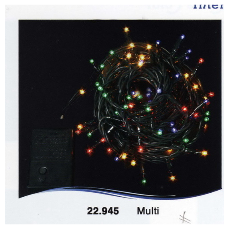 LUCES MICRO 100U PROG MULTI MULTICOLOR 22945 ^