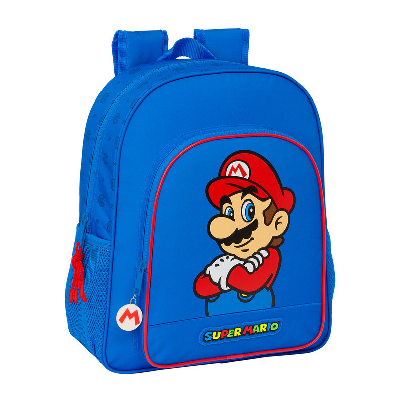 MOCHILA JUNIOR ADAPT.CARRO SUPER MARIO "PLAY" 612371640 SAFTA24