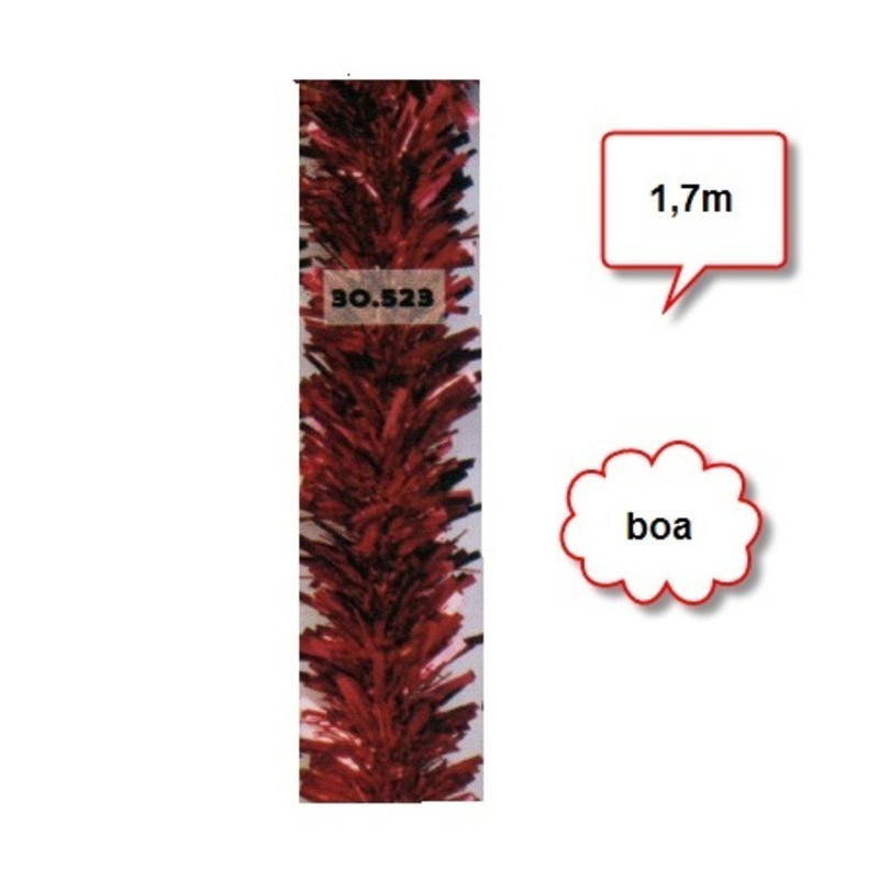 BOA 12CM ROJA TIRA 1,7M 30523 ^