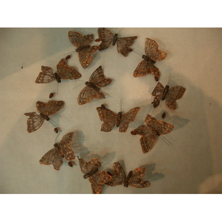 GUIRNALDA MARIPOSAS COBRE 1.50M   59181115 ^