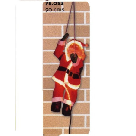 MUÑECO GUIRMA NOEL TRAPECIO LUMINOSO 90CM  78052 ^