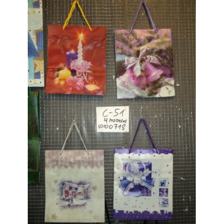 BOLSA REGALO NAVIDAD PP 21*25 MEDIANA 0718 ^
