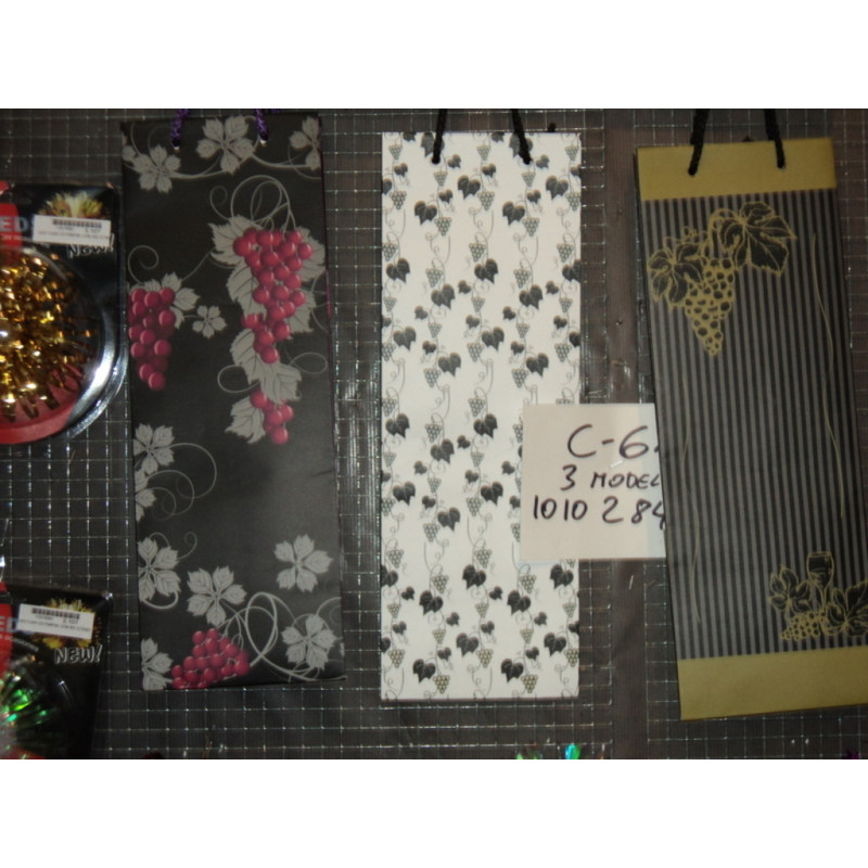 BOLSA REGALO DECORADA VINO 37*13*12 ABAIMPORT 284