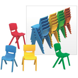 SILLA SERIE ELITE TALLA 2 ALT.30 CM NIÑO 3-4 AÑOS COLORES IMPARA