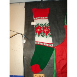 CALCETIN PUNTO NAVIDEÑO             90CM ^