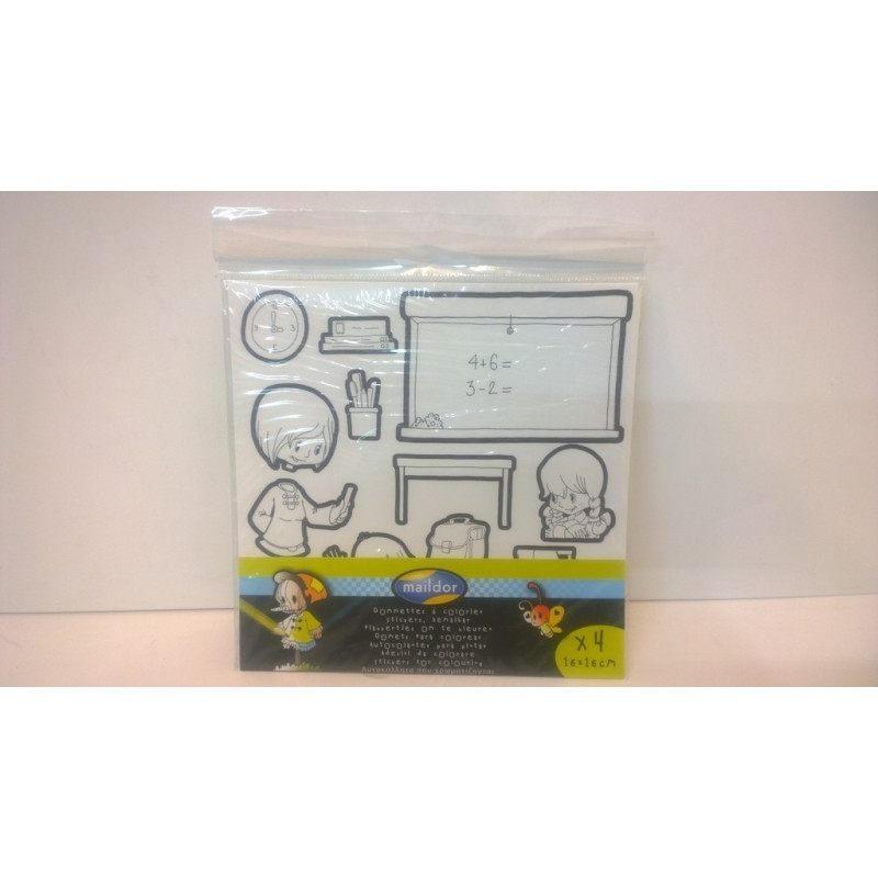 GOMETS MAILDOR PARA PINTAR 16*16CM PROFESIONES 560433 ^