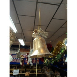 CAMPANA POREX PAN LISO ORO 20CM 25761 ^