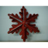 ESTRELLA COPO NIEVE ROJO 28CM 65051 ^