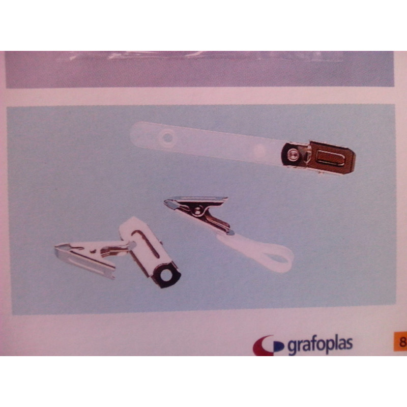 PINZA IDENTIFICACION C/TIRA GRAFOPLAS