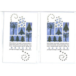 CHRISTMAS EDICROMO TROQUELADO LASER C/ORO 81013 ^