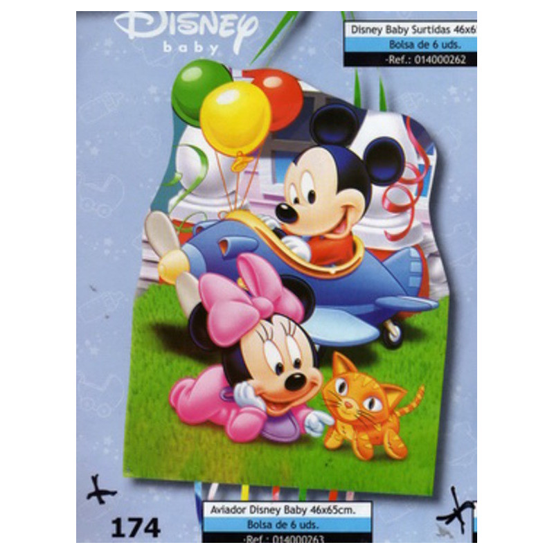 PIÑATA GRANDE SILUETA DISNEY BABIES AVIADOR 14000263 VERBETENA ^