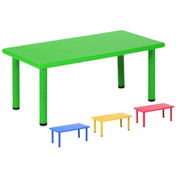 MESA SERIE ELITE RECTANGULAR TALLA 1 ALT.46 CM NIÑO 2-3 AÑOS COLORES IMPARA