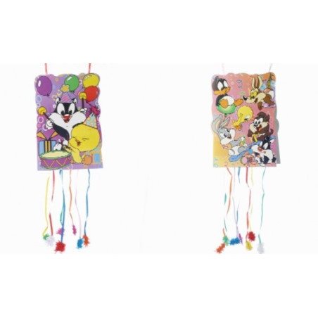 PIÑATA MEDIANA PERFIL BABIES LOONEY TOONES VERBETENA ^