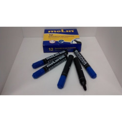 MARCD. MOLIN PERMANENTE PUNTA REDONDA 3MM AZUL C/12U ^