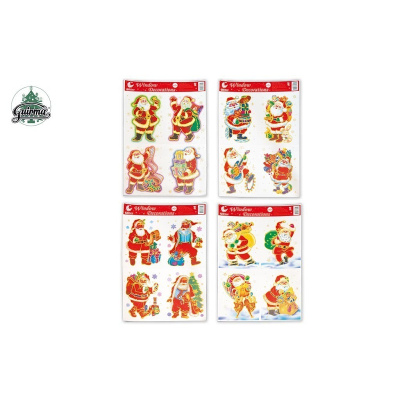 STICKER NOEL REGALOS PURPURINA 4*13,5*10 55220 ^