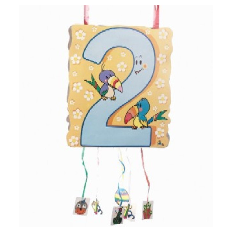 PIÑATA PEQUEÑA NUMEROS VERBETENA ^