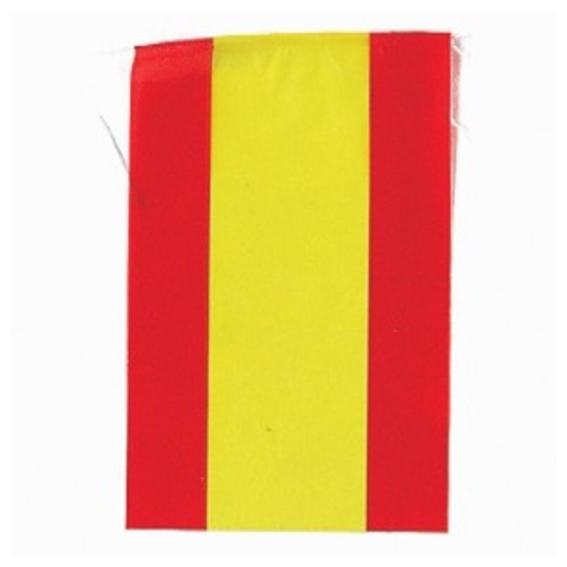BANDERAS PLASTICO ESPAÑA 20*30       50M VERBETENA