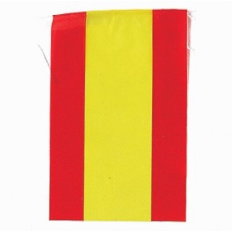 BANDERAS PLASTICO ESPAÑA 20*30       50M VERBETENA