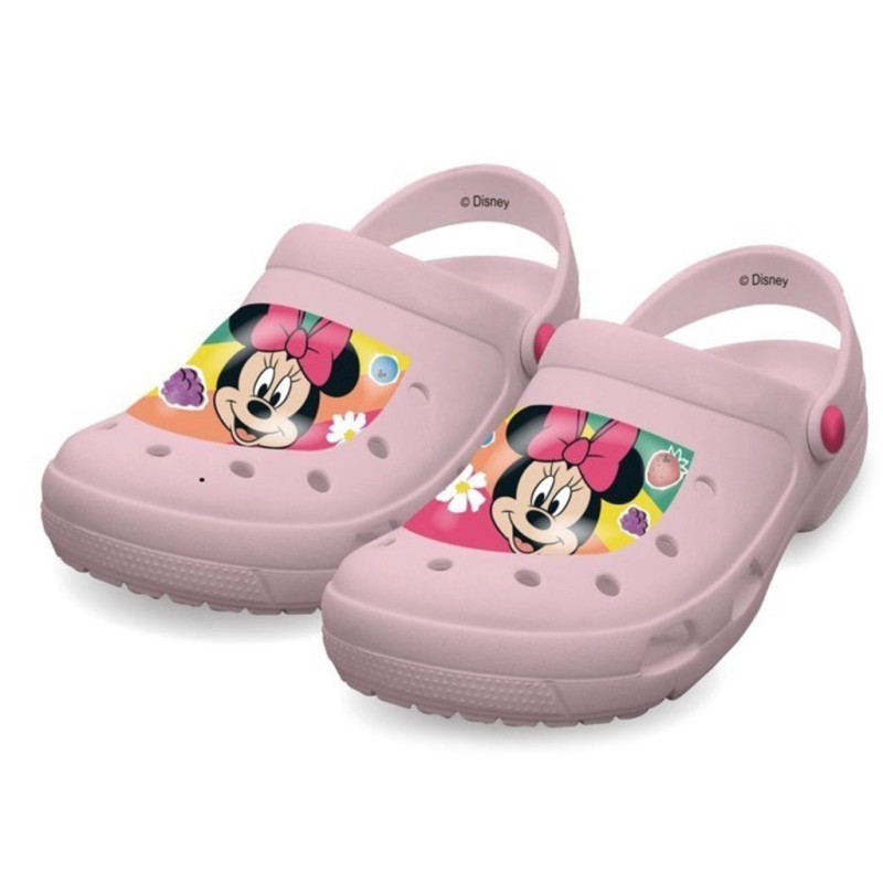 ZUECOS DE GOMA ROSA CLARO MINNIE MOUSE "ME TIME" WD15065 SAFTA23 VAC