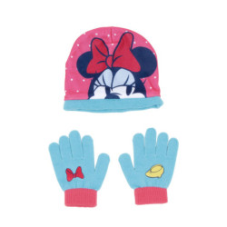 SET GORRO/GUANTES INFANTIL 51/54 MINNIE MOUSE "LUCKY" SAFTA23 ENERO WD14747