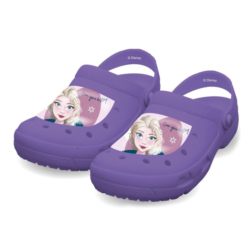 ZUECOS DE GOMA MORADOS FROZEN "BELIEVE" WD14154 SAFTA23 VAC