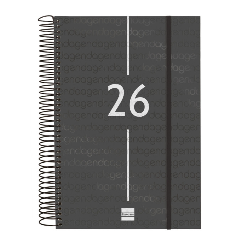 AGENDA YEAR E11 1DP 2026 NEGRO+ FINOCAM26 742076026 175 X 29 X 242 MM