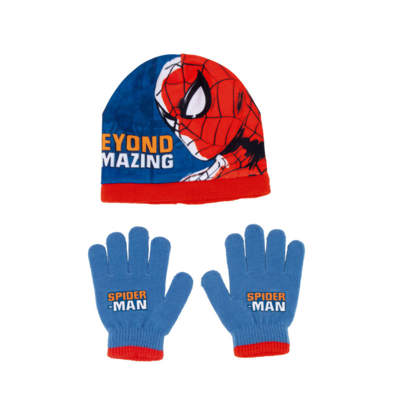 SET GORRO/GUANTES INFANTIL 51/54 SPIDER-MAN "GREAT POWER" SAFTA23 ENERO SM14790