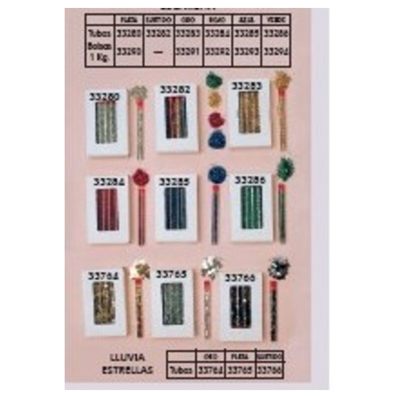PURPURINA ESTRELLAS ORO TUBO C/12U ^
