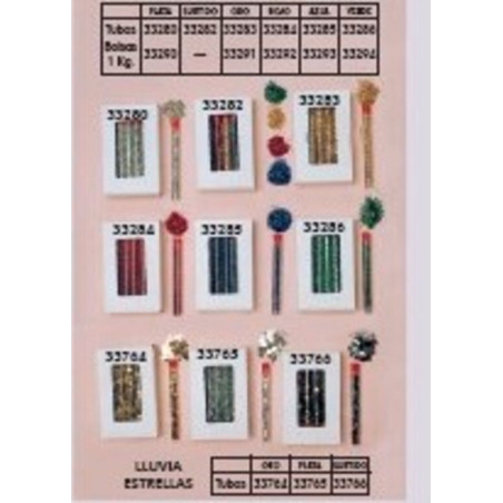 PURPURINA ESTRELLAS PLATA TUBO C/12U ^