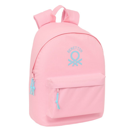 MOCHILA PARA PORTATIL 14,1" BENETTON BASICS "ROSA PASTEL" SAFTA26 642615819 41X31 UNIDAD