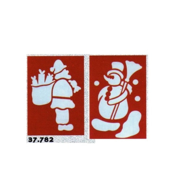 PLANTILLA NIEVE PARA CRISTALES 37782 ^