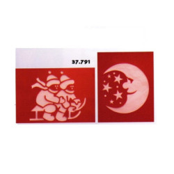 PLANTILLA NIEVE PARA CRISTALES 37791 ^