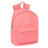 MOCHILA PARA PORTATIL 14,1" BENETTON BASICS "CORAL" SAFTA26 642614819 41X31 UNIDAD