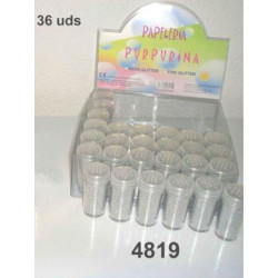 PURPURINA WG SUPERFINA METAL PLATA C/36U 48190