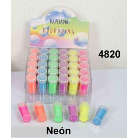 PURPURINA WG SUPERFINA FLUOR SURTIDO 6 COLORES C/36U 48200