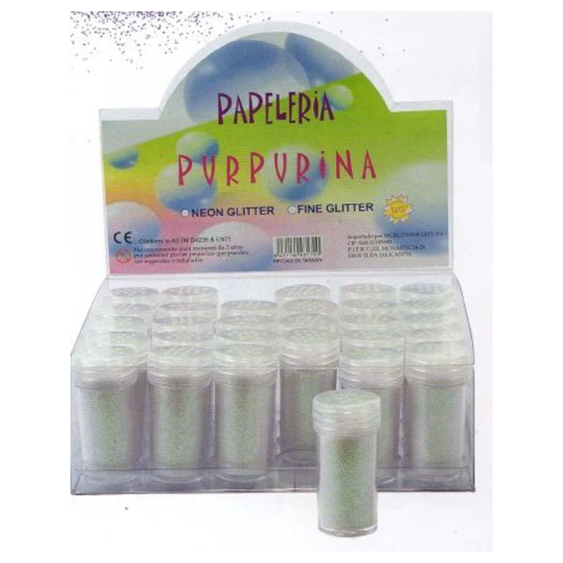 PURPURINA WG SUPERFINA BLANCA IRIS ESPECIAL MAQUILLAJE C/36U 48330