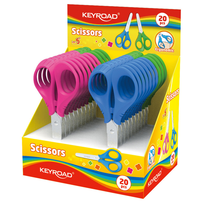 TIJERA ESCOLAR 13 CM KEYROAD KR971844 13*15 SAFTA22