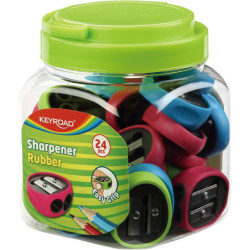 SACAPUNTAS DOBLE KEYROAD KR971835 12*9 SAFTA22