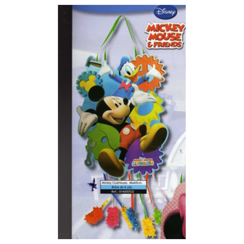 PIÑATA GRANDE SILUETA MICKEY CLUB HOUSE DONALD 014000532 VERBETENA ^