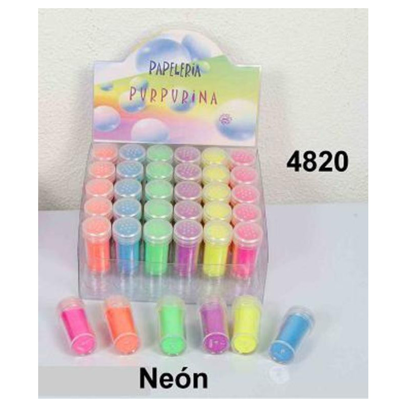 PURPURINA WG SUPERFINA FLUOR SURTIDO 6 COLORES C/36U 48200