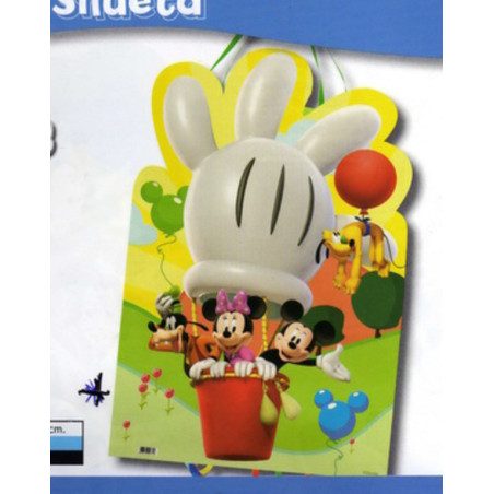PIÑATA GRANDE SILUETA MICKEY CLUB HOUSE GLOBO 014000539 VERBETENA ^
