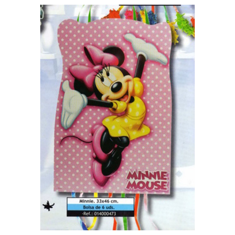 PIÑATA MEDIANA PERFIL GAMA MINNIE DISNEY 014000473 VERBETENA ^