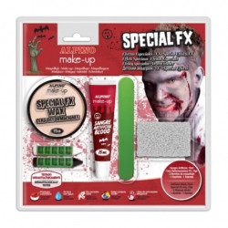 MAQUILLAJE ALPINO MAKE-UP SPECIAL FX WAX KIT SANGRE + CERA DL000165 BLISTER