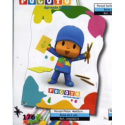 PIÑATA GRANDE SILUETA POCOYO PINTURA 016000374 VERBETENA ^